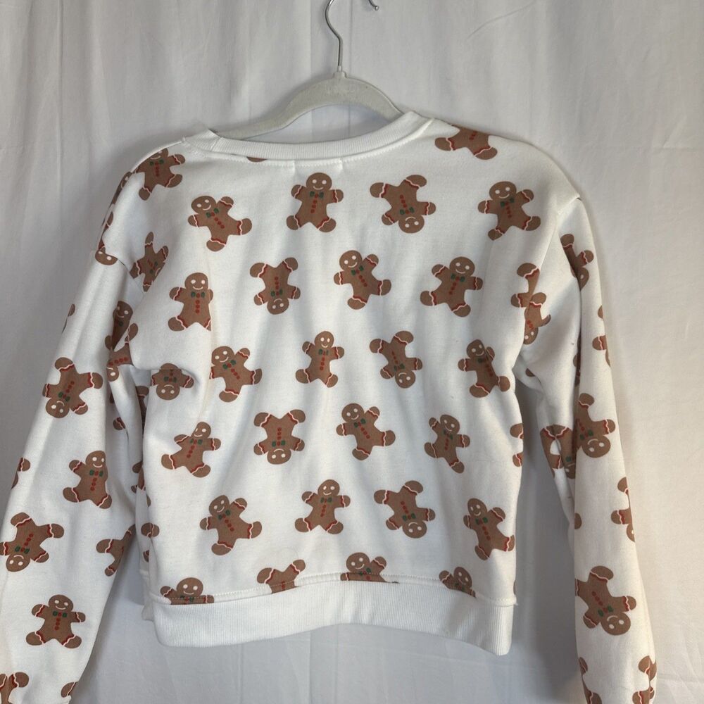 better together Gingerbread Man Sweatshirt Size Small Preowned - Picture 14 of 15